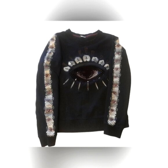 Kenzo Sweaters - Kenzo Paris - Evil Eye Crewneck Sweater - Size: Small